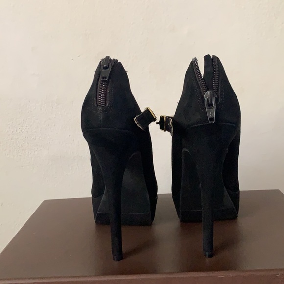 Black Material Girl Heels - Picture 6 of 11